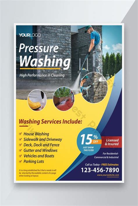 Free Printable Pressure Washing Flyer Template